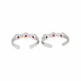Ruby silver rings - Silvenca