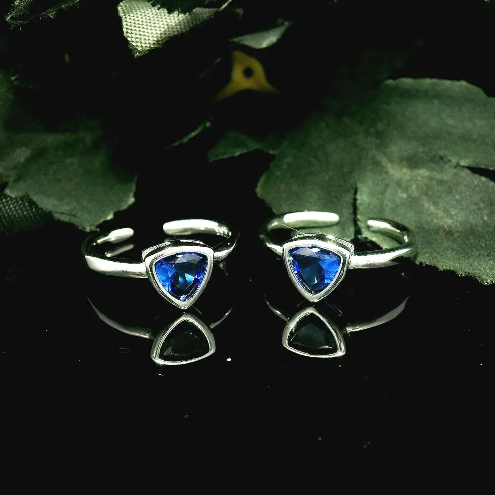 Charming silver toe rings - Silvenca