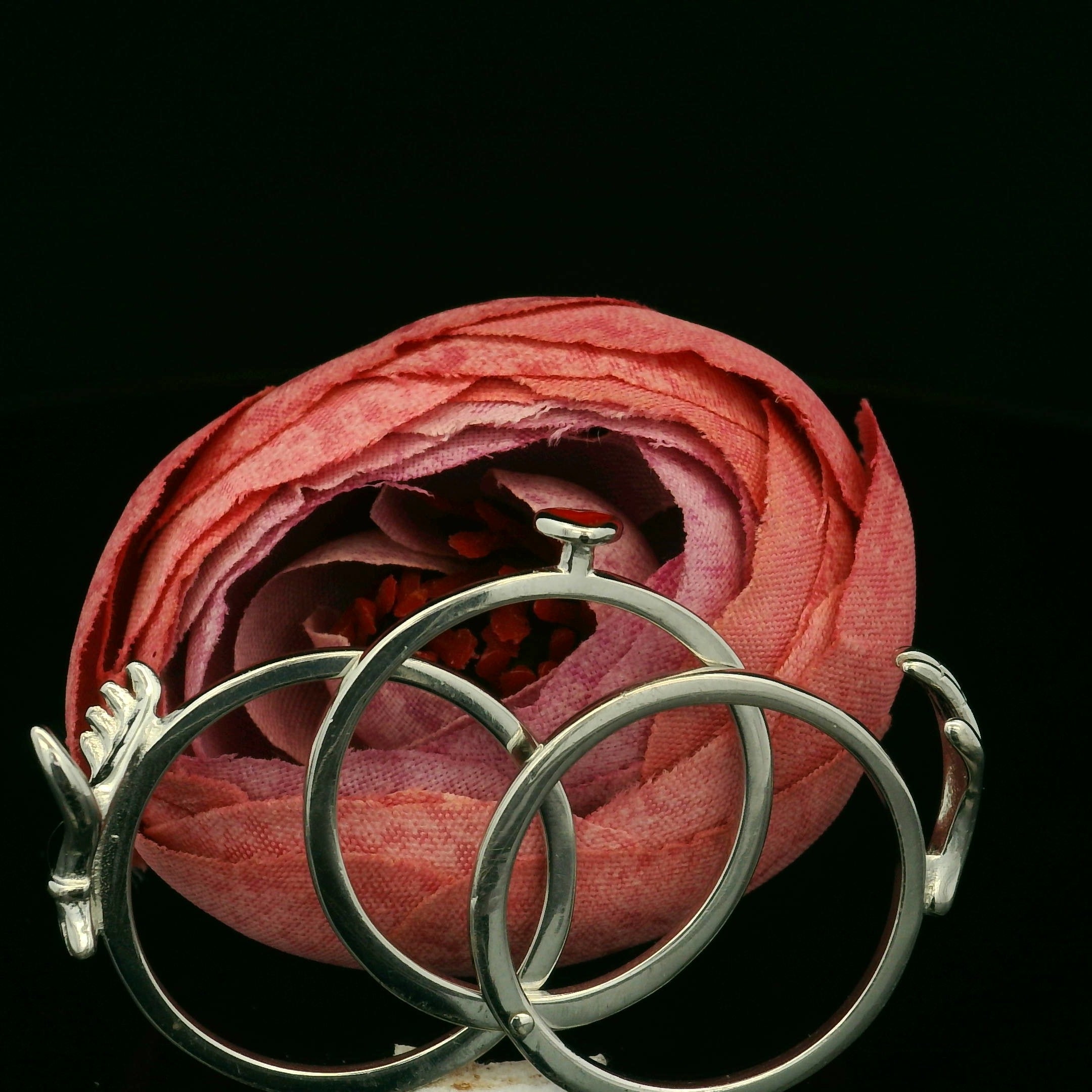 Unique silver promise ring - Silvenca