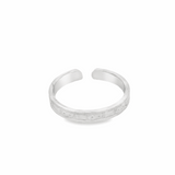 Versatile silver toe rings - Silvenca