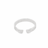 Versatile silver toe rings - Silvenca