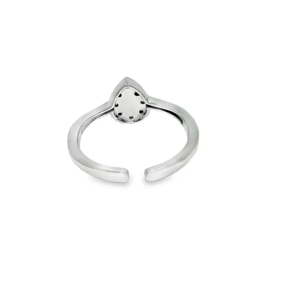 Vibrant red gemstones toe ring - Silvenca